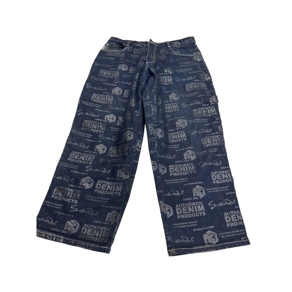 SouthPole Mens Authentic Denim Wide Leg Jeans 36 SKU 7603